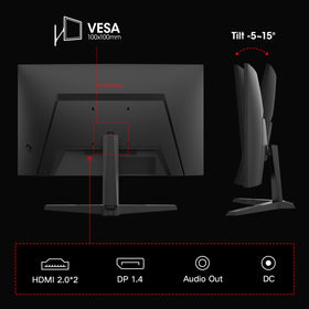 KOORUI 180Hz 1ms monitor enhances fast-paced action clarity