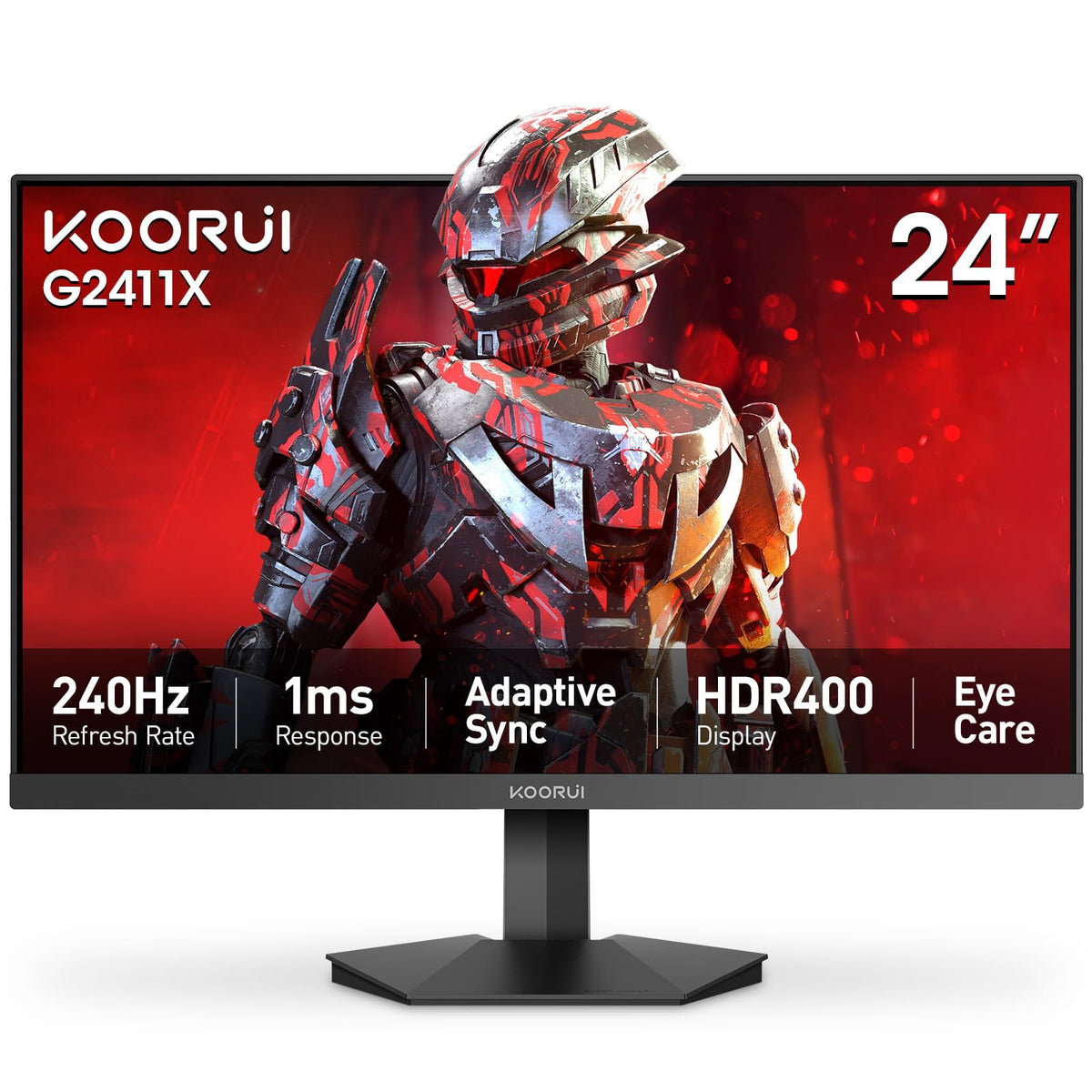 KOORUI 24-inch gaming monitor delivers 240Hz for ultra-smooth gameplay