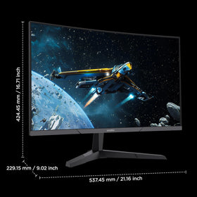 KOORUI 24E6CA bezel-less design supports seamless multi-monitor layouts