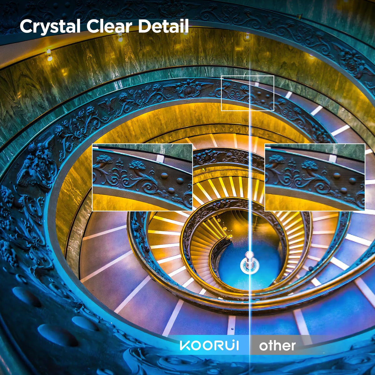 KOORUI 24E6CA multiple inputs including HDMI and DP for flexible setups