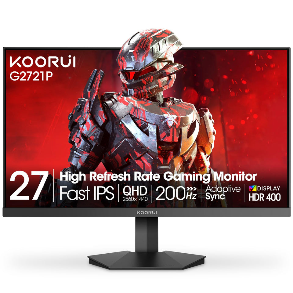 KOORUI 27-inch gaming monitor with 200Hz for smoother gameplay