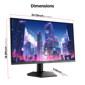 KOORUI VESA-mount compatible monitor for flexible mounting