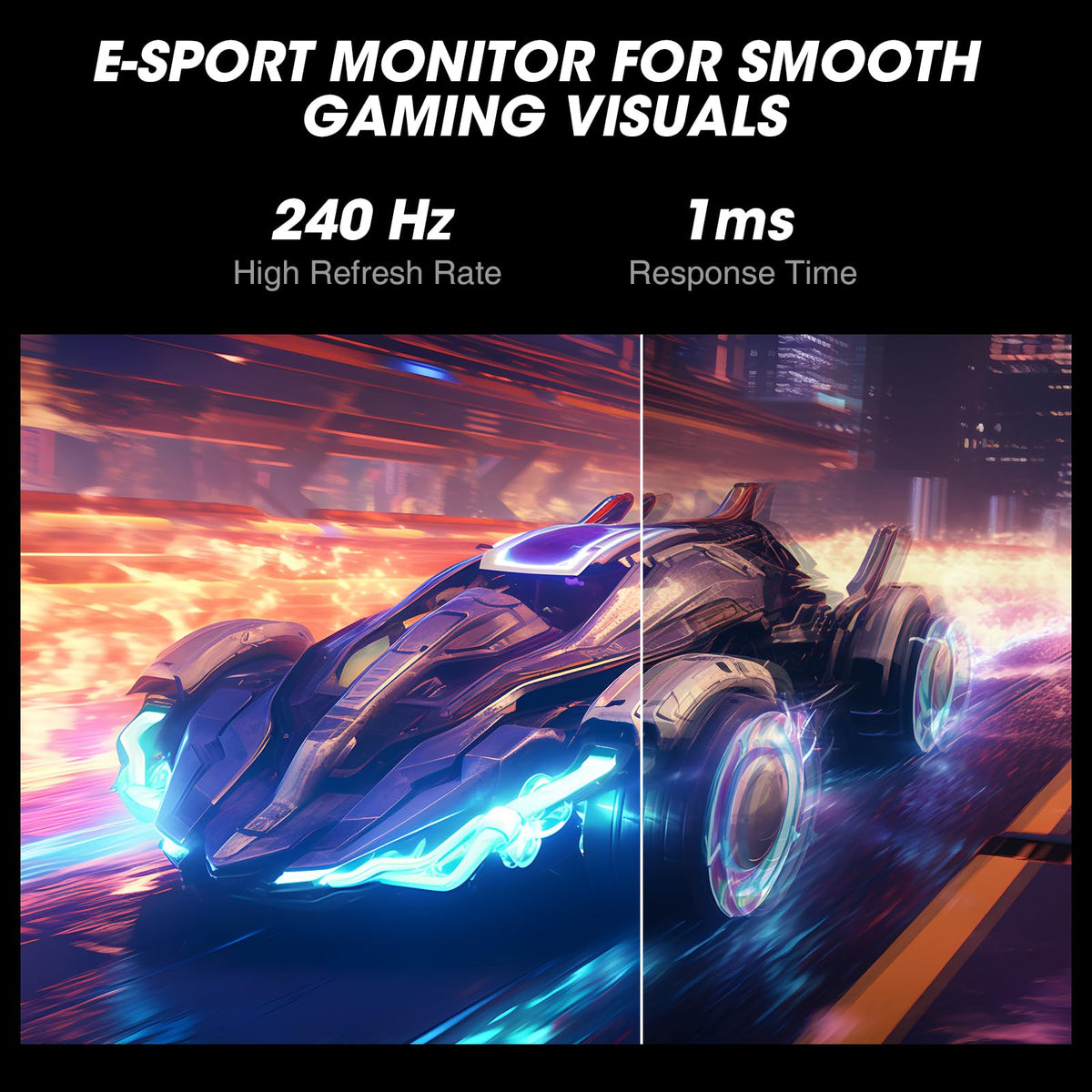 KOORUI 27-inch FHD display with wide viewing angles and clarity