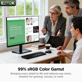 KOORUI 27-inch gaming monitor 144 Hz refresh delivers smooth visuals for fast paced games