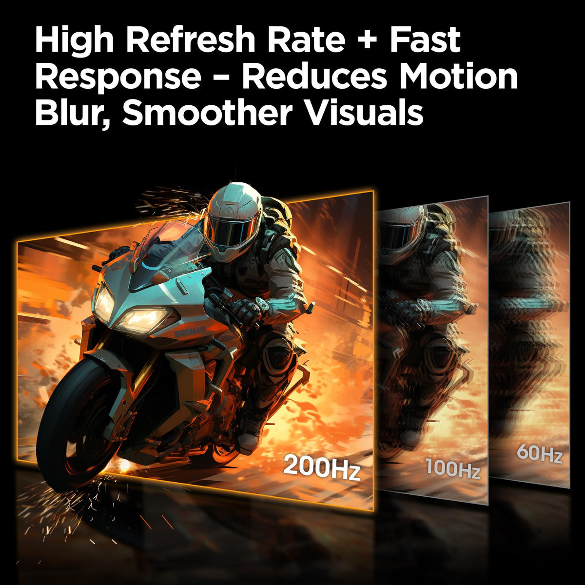KOORUI 27inch monitor with 1ms MPRT for responsive FPS action.