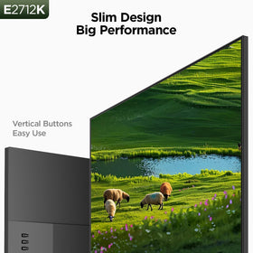 KOORUI 27-inch gaming monitor tilt range enables comfortable long sessions