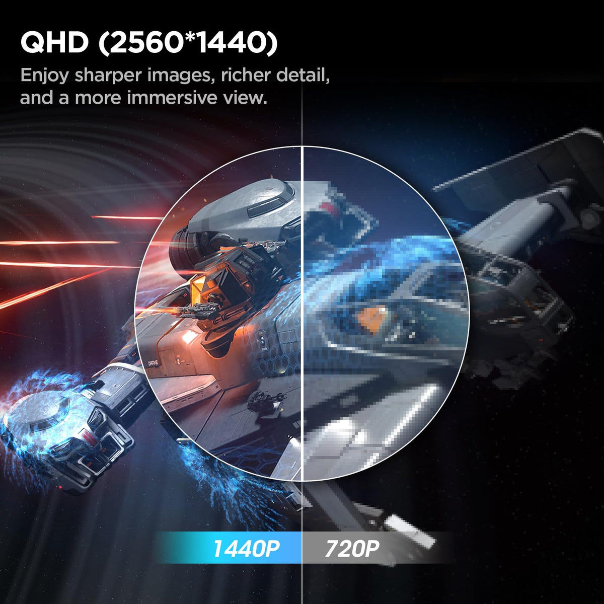KOORUI 170Hz and 1ms enabled for responsive gameplay