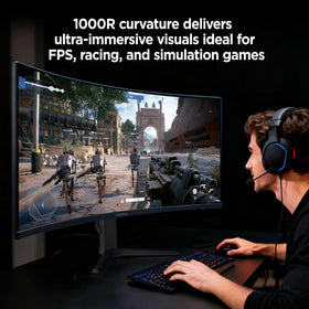 KOORUI 34E6UC 1ms MPRT and high refresh for snappy gameplay.