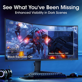 KOORUI 34E6UC FreeSync and G-Sync ensure smooth frame delivery.