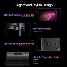 KOORUI Adaptive Sync compatibility reduces tearing for smoother gameplay.