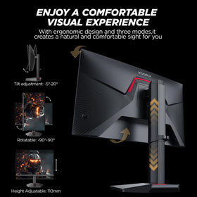 KOORUI G2511E adaptive sync for smooth, tear-free gaming sessions.