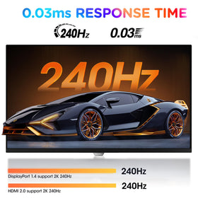 KOORUI S2721XO 0.03ms response time minimizes motion blur