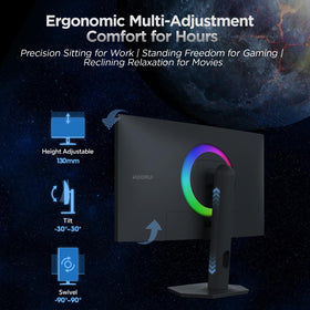 KOORUI S2741LM HDR1400 delivers vivid contrast and bright highlights.