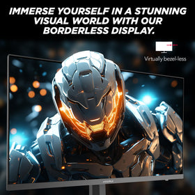 KOORUI ultra-slim bezel design for immersive widescreen viewing.