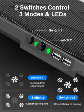 Kootek in use with 15-inch laptop demonstrating stability and cooling