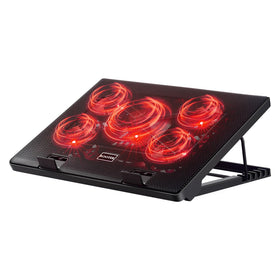 Kootek front view red cooling pad showing stable platform and stoppers for secure use