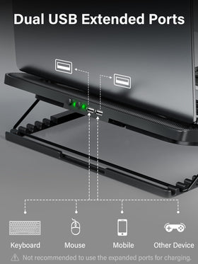 Kootek dual USB hub and cable detail providing extra peripheral ports