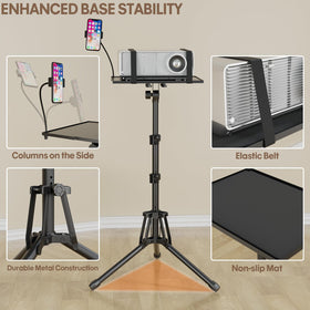 KOOV stand folded inside carry bag for easy transport benefit