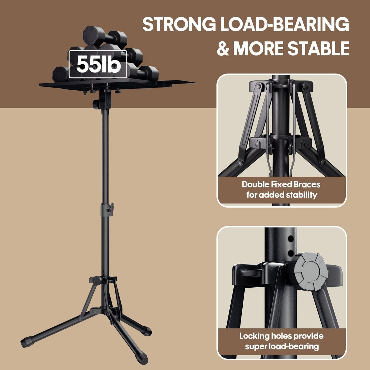 KOOV phone holder detail securing a smartphone for control benefit