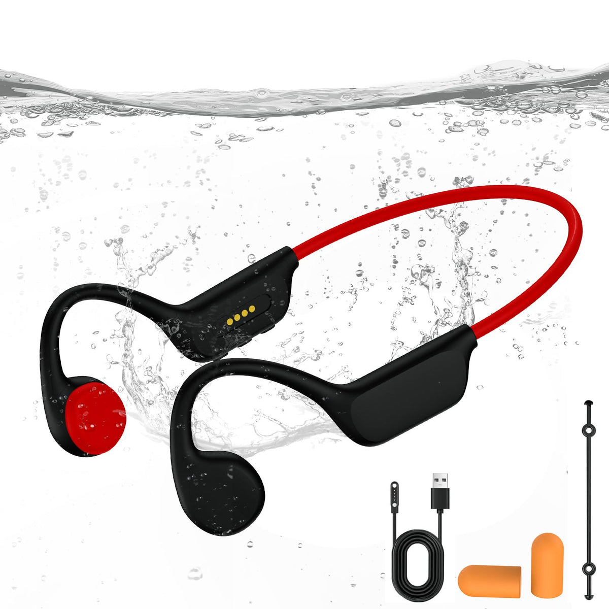 KOPIDOE front view showing red headset for clear product recognition and appeal