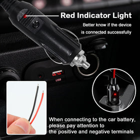 KOQICALL cable connected to vehicle dash showing convenient mobile operation