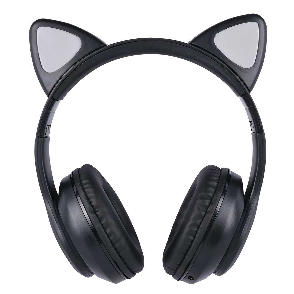KORABA cat-ear headphones with built-in microphone for online learning and calls.