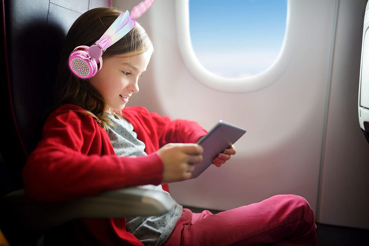 KORABA kids headphones offer 10-hour battery for long trips.