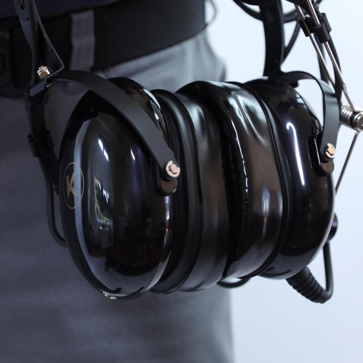KORE AVIATION ear seals fit snugly on compatible headsets for extended sessions