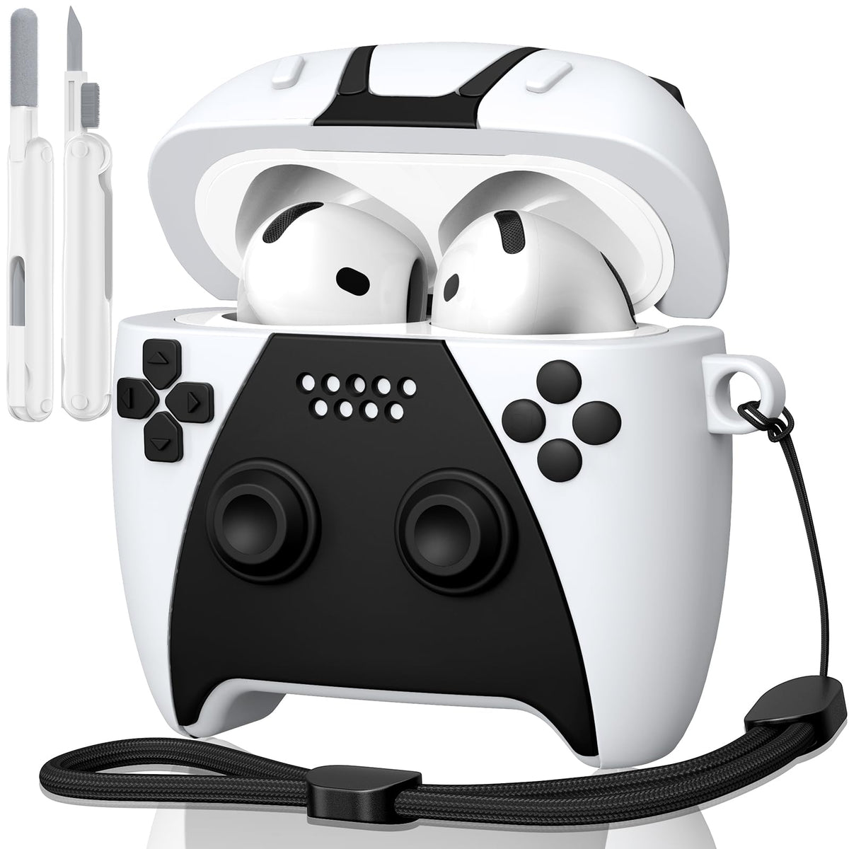 KOREDA AirPods 4 case with game-controller design protects your case on the go.