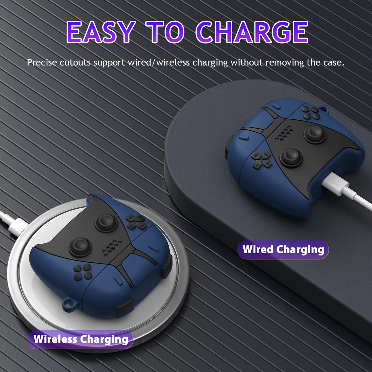 KOREDA AirPods 4 case with lanyard for hands-free carrying