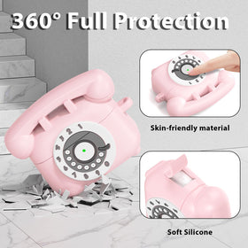 KOREDA AirPods Pro 2 pink case back view offers compact protection.