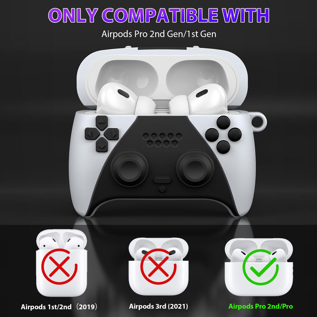 KOREDA AirPods Pro case with cleaner kit keeps ports clean