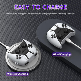 KOREDA case supports wired and wireless charging without removing