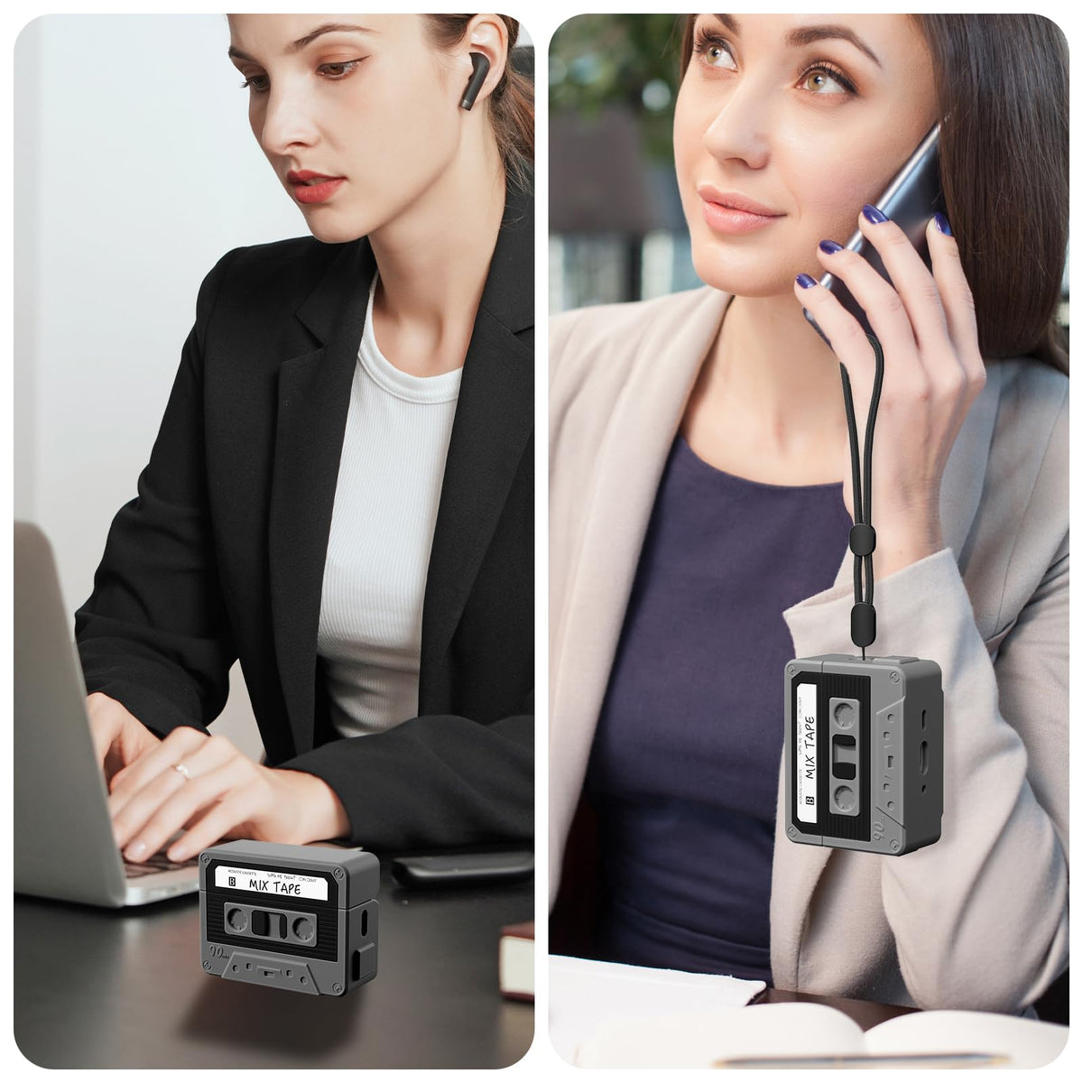 KOREDA 2025 AirPods Pro 3 case, scratch-resistant silicone material