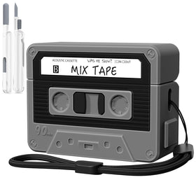 KOREDA AirPods Pro 3 cassette front view, soft silicone shell protects charging case