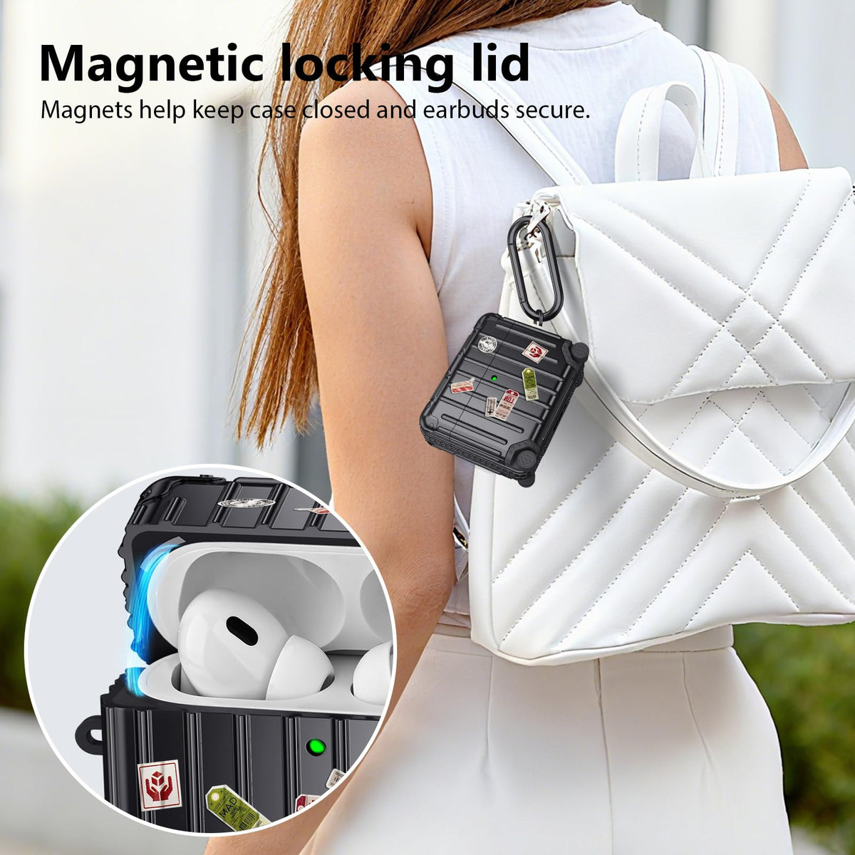 Supports wired and wireless charging with precise openings