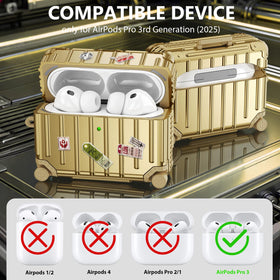KOREDA AirPods Pro 3 case with DIY stickers for personalized style and gifting.