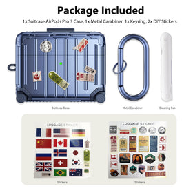 KOREDA AirPods Pro 3 case gift-ready blue for friends and family