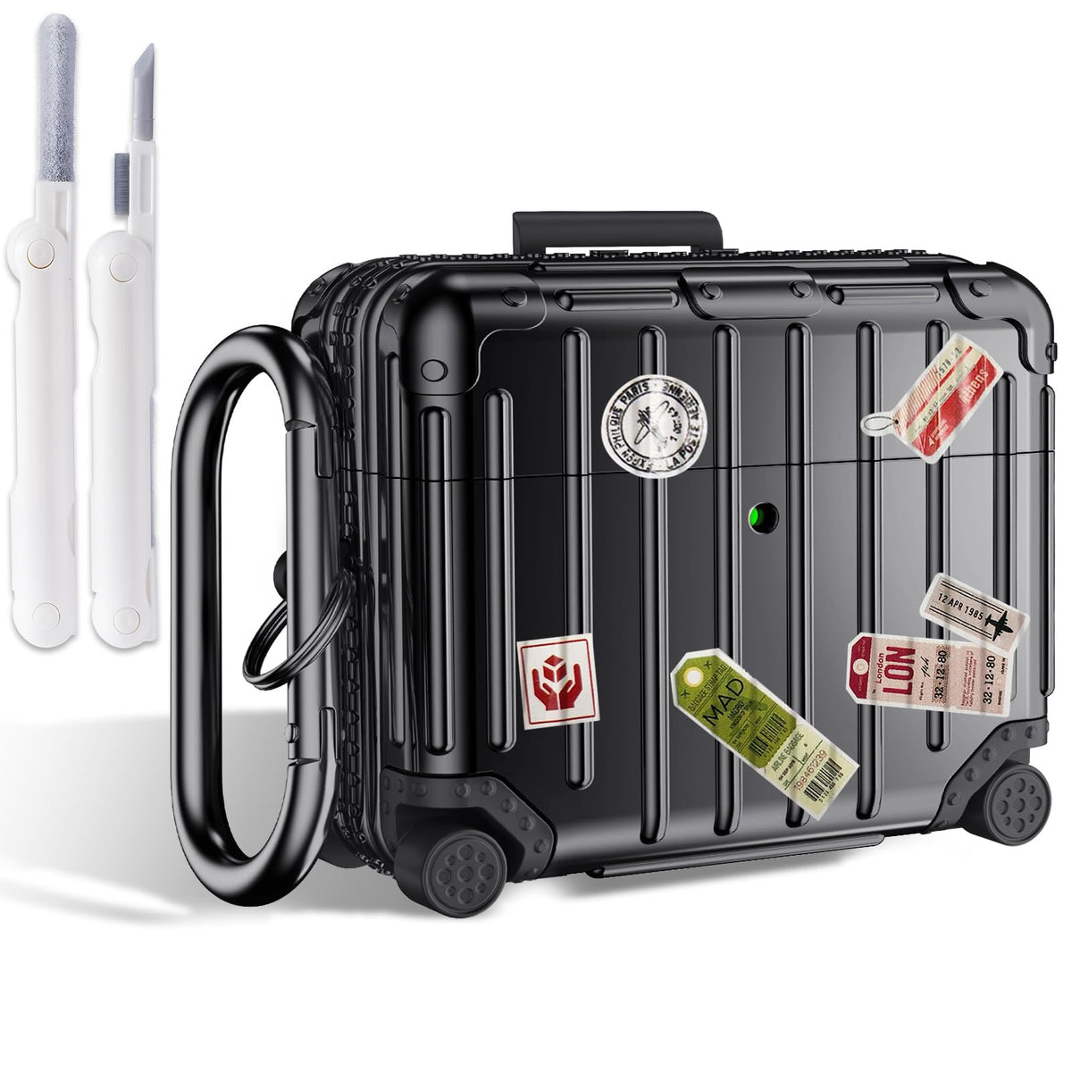 KOREDA AirPods Pro 3 case with suitcase design protects against dust and scratches