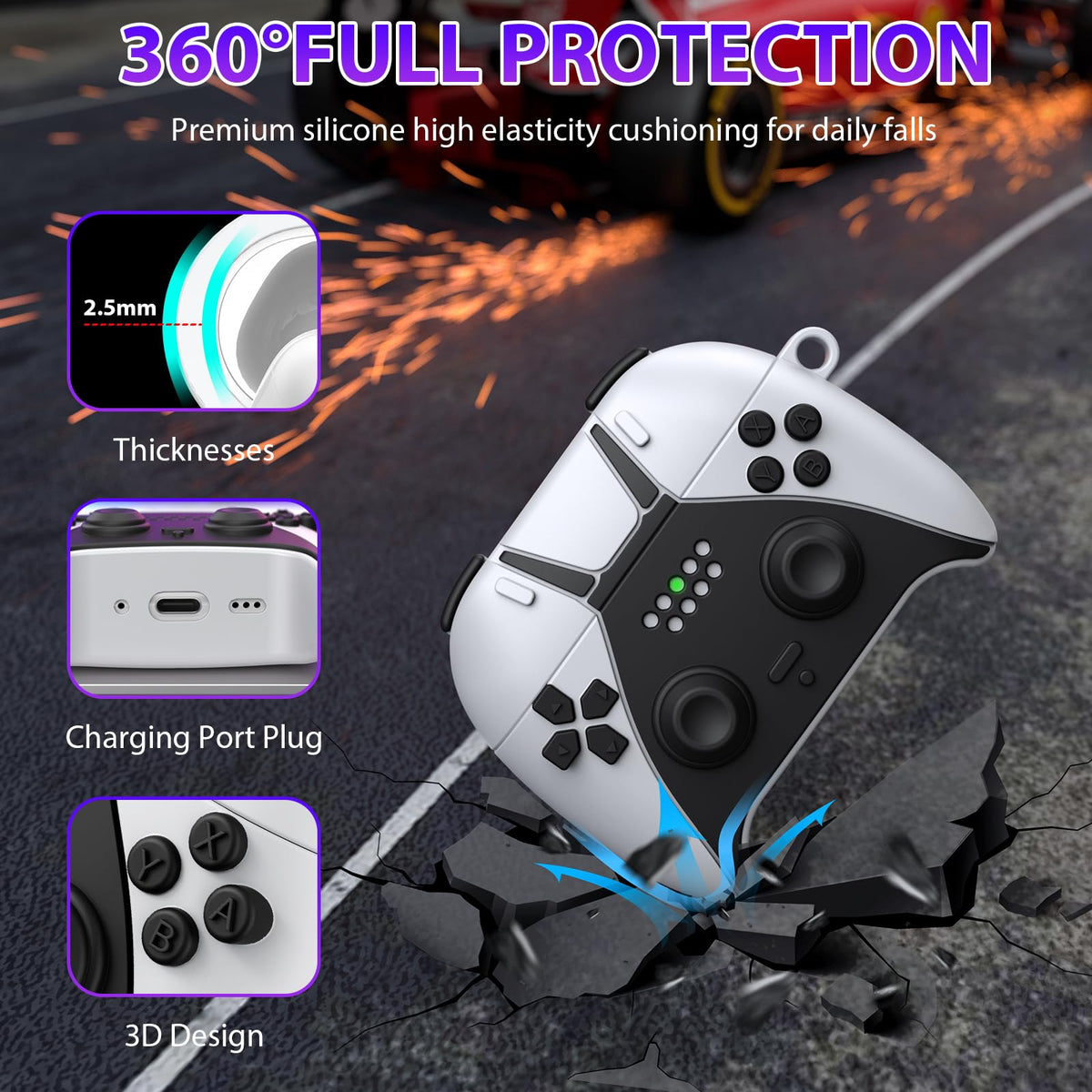 KOREDA AirPods Pro 3 case is waterproof and scratch-resistant for daily use