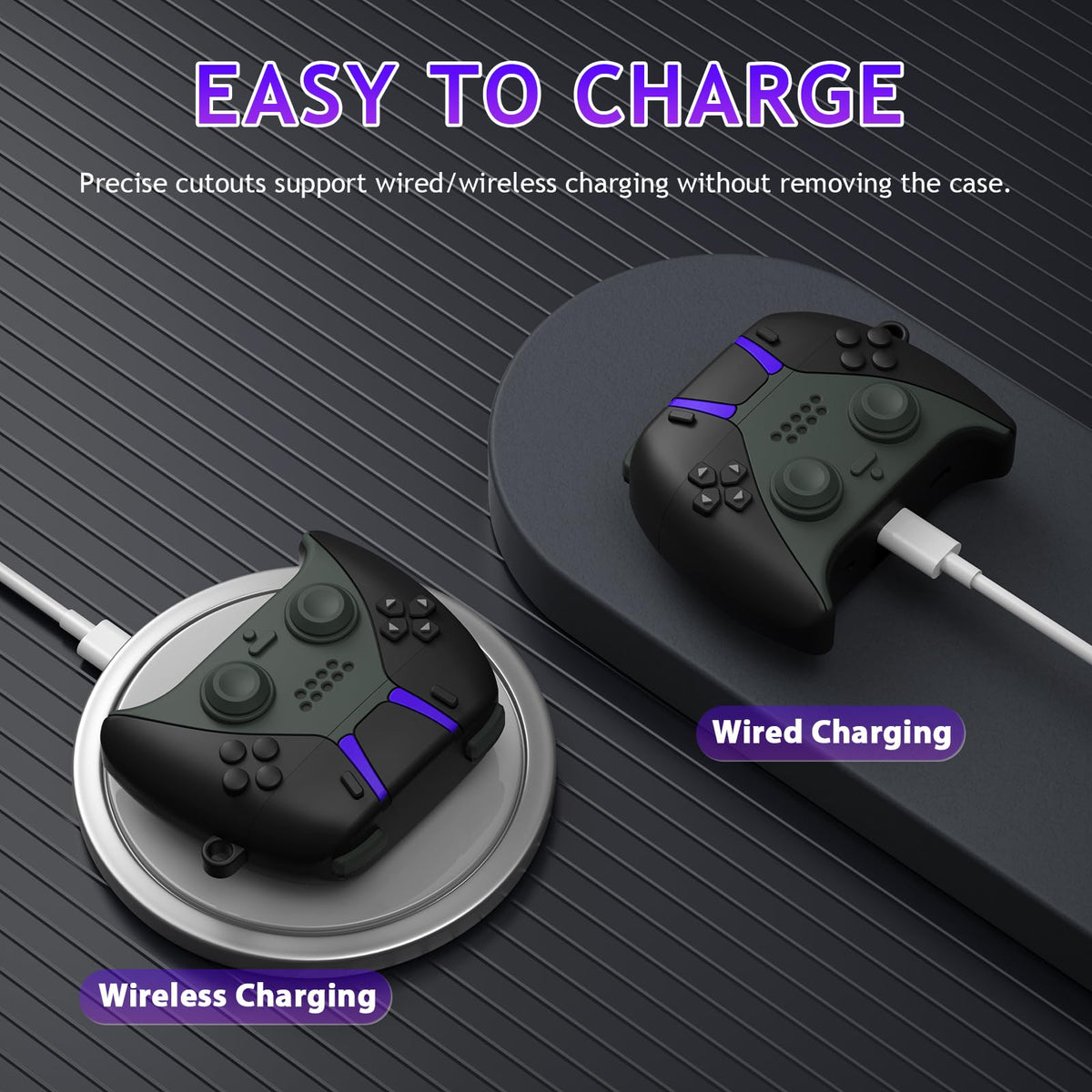 KOREDA AirPods Pro case with precise port access while charging