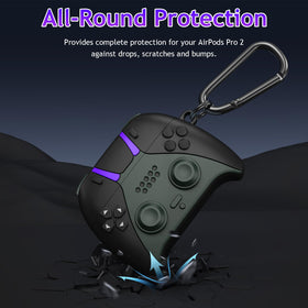 KOREDA silicone AirPods Pro case provides 360° protection against dust and scratches