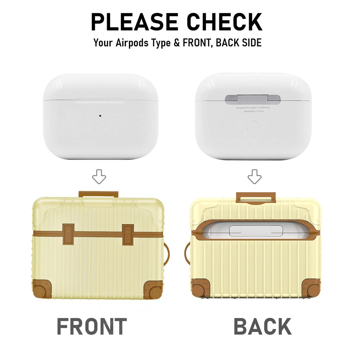 KOREDA AirPods Pro case with keychain keeps essentials accessible.