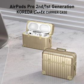KOREDA AirPods Pro suitcase back view showing full charging access
