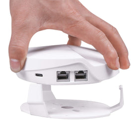 Koroao bracket assembly demonstrating snap-in installation