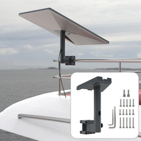 Koroao compact bracket kit enables easy installation on pipes or poles