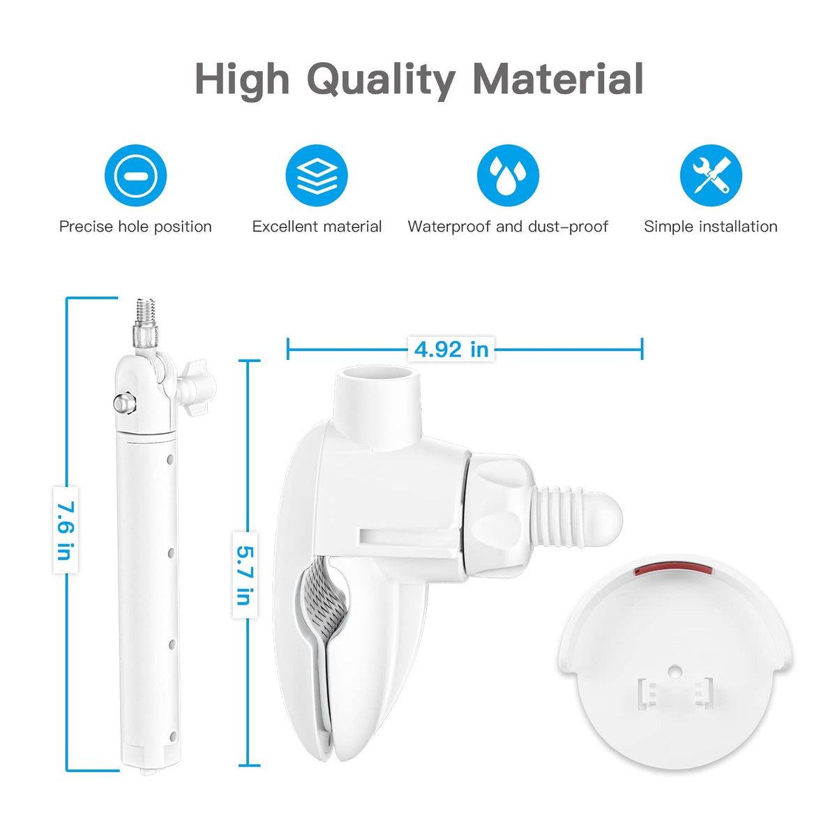 Koroao crib-attachment mount clamps without tools.
