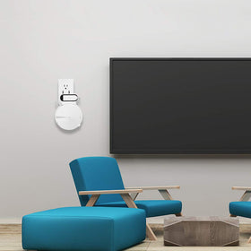 Koroao Deco M5/P7 mounted router demo on wall with tidy placement.