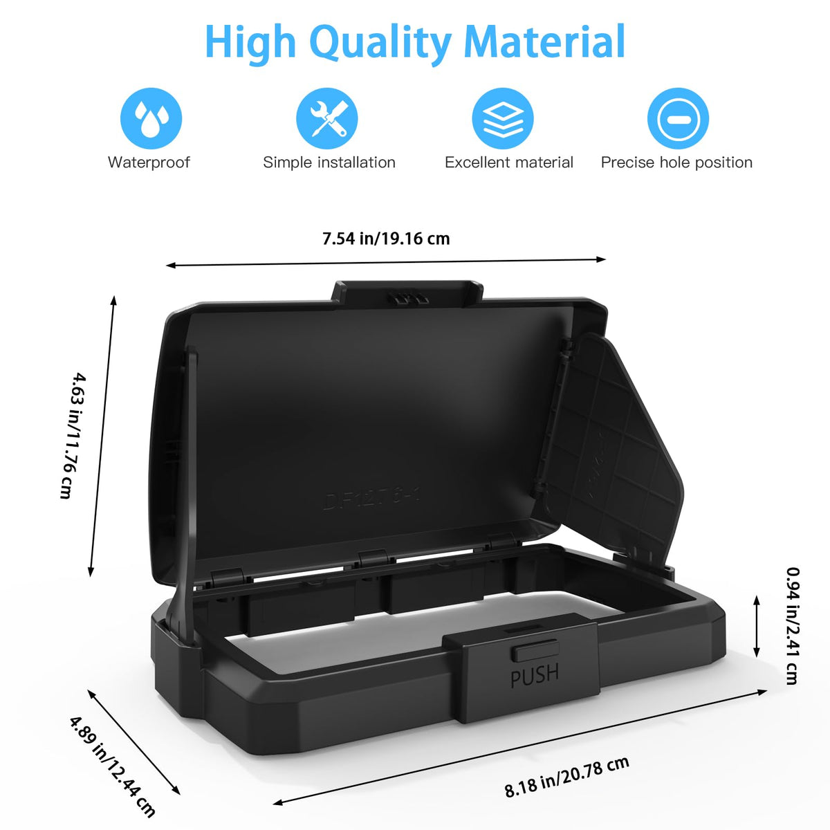Koroao foldable glare protection keeps display accessible when needed