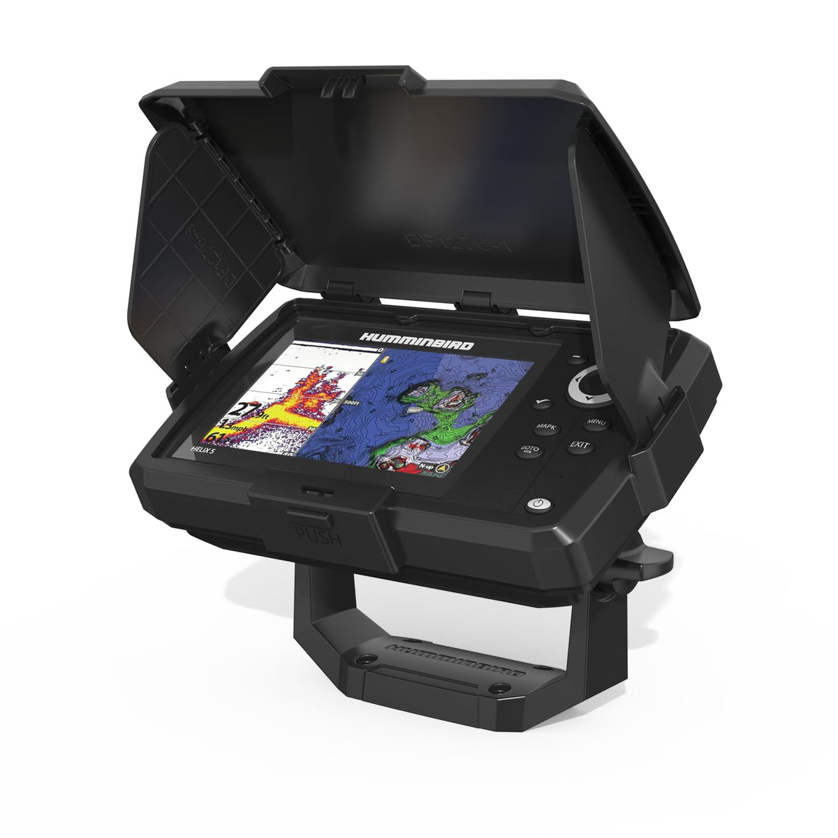 Koroao marine grade sun shield keeps screens legible